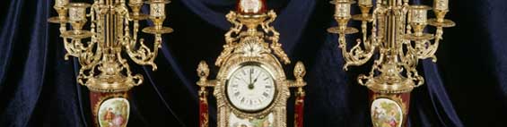 [Clocks and Candleholders by Sorelle]